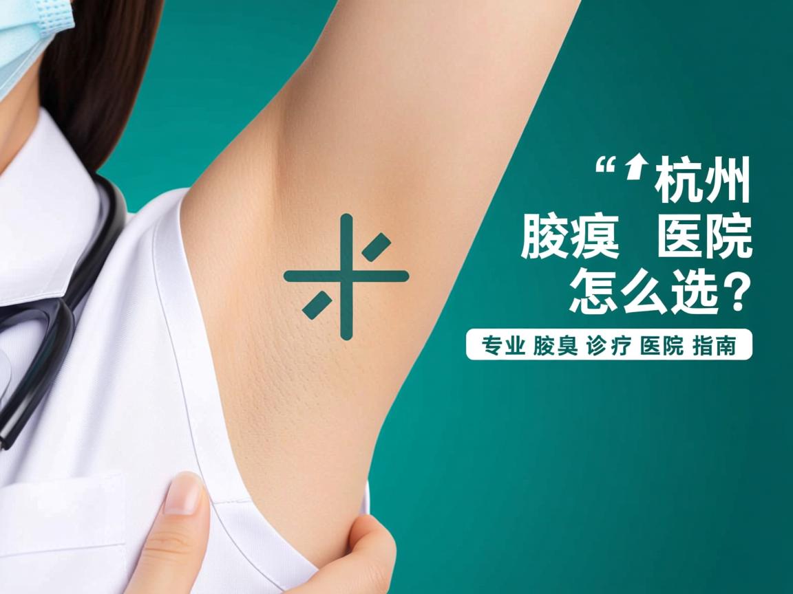 杭州腋臭医院怎么选？专业腋臭诊疗医院指南