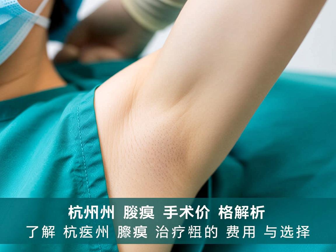 杭州腋臭手术价格解析,了解杭州腋臭治疗的费用与选择 杭州腋臭手术价格解析,了解杭州腋臭治疗的费用与选择