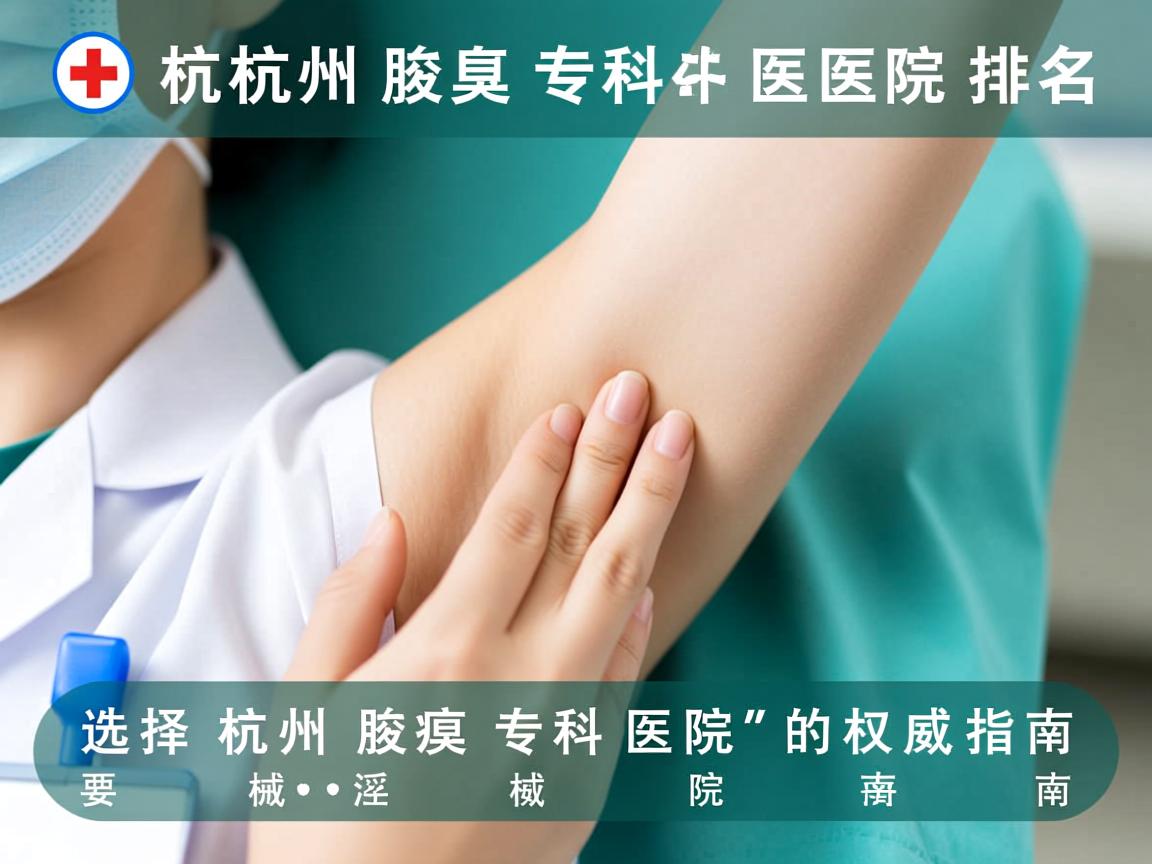 杭州腋臭专科医院排名,选择杭州腋臭专科医院的权威指南 杭州腋臭专科医院排名,选择杭州腋臭专科医院的权威指南