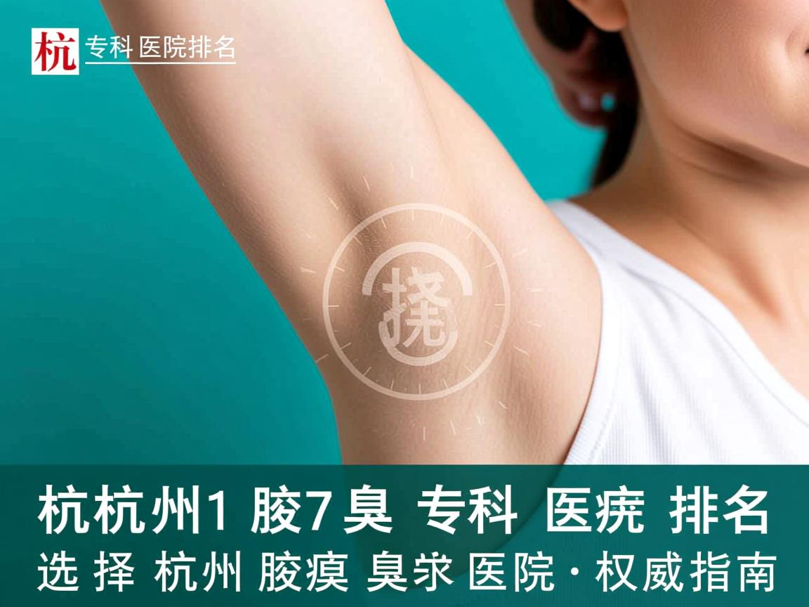 杭州腋臭专科医院排名,选择杭州腋臭专科医院的权威指南 杭州腋臭专科医院排名,选择杭州腋臭专科医院的权威指南