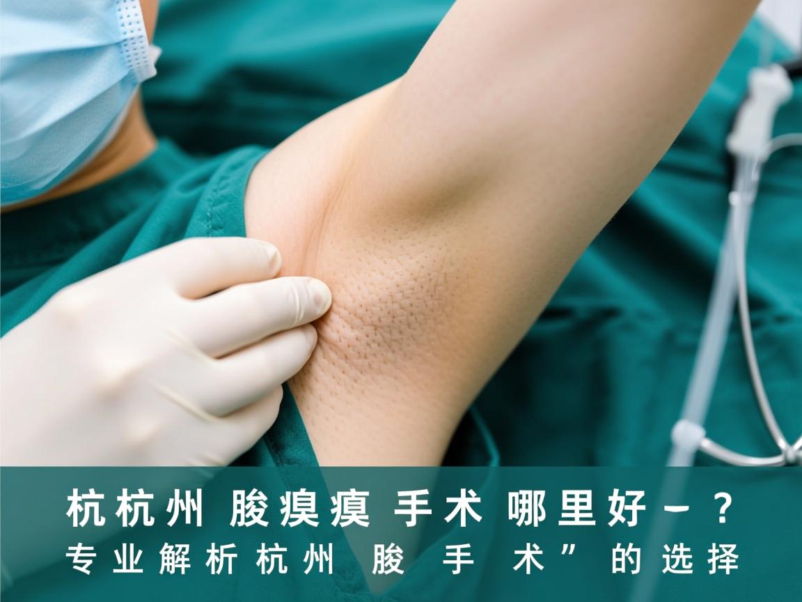 杭州腋臭手术哪里好?专业解析杭州腋臭手术的选择 杭州腋臭手术哪里好?专业解析杭州腋臭手术的选择