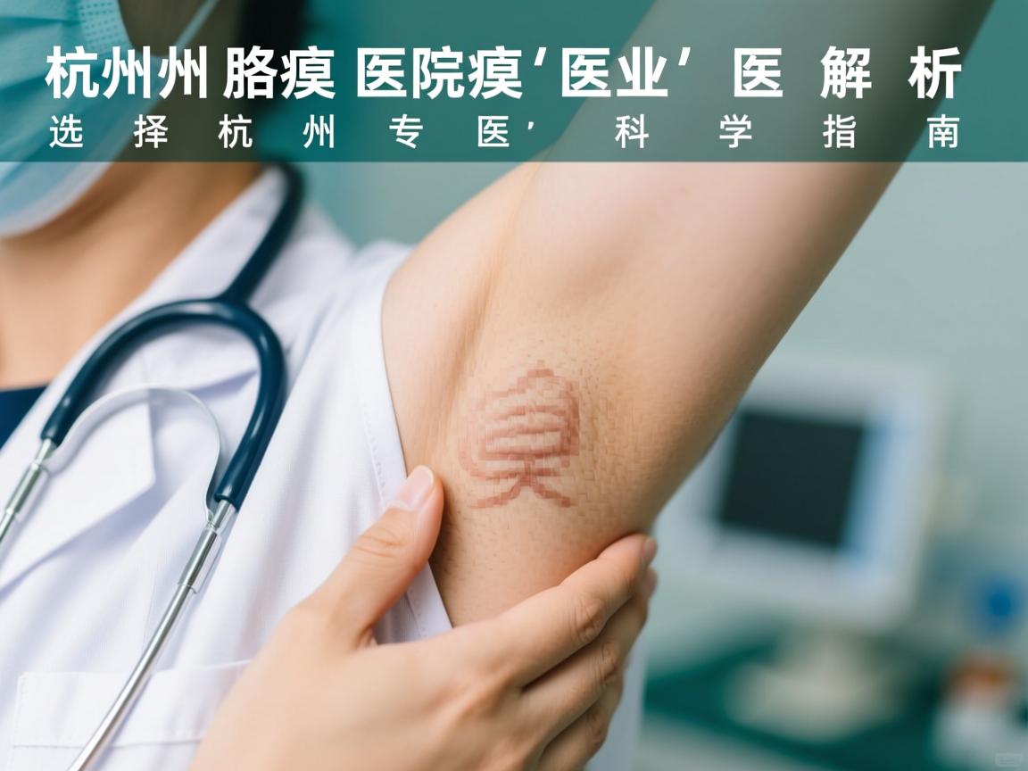 杭州腋臭医院专业解析，选择杭州腋臭医院的科学指南