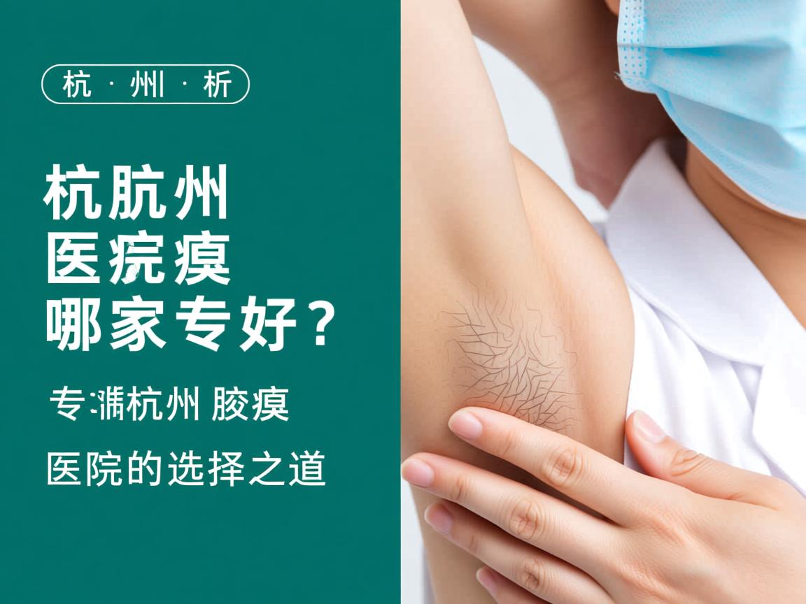 杭州腋臭医院哪家好？专业解析杭州腋臭医院的选择之道