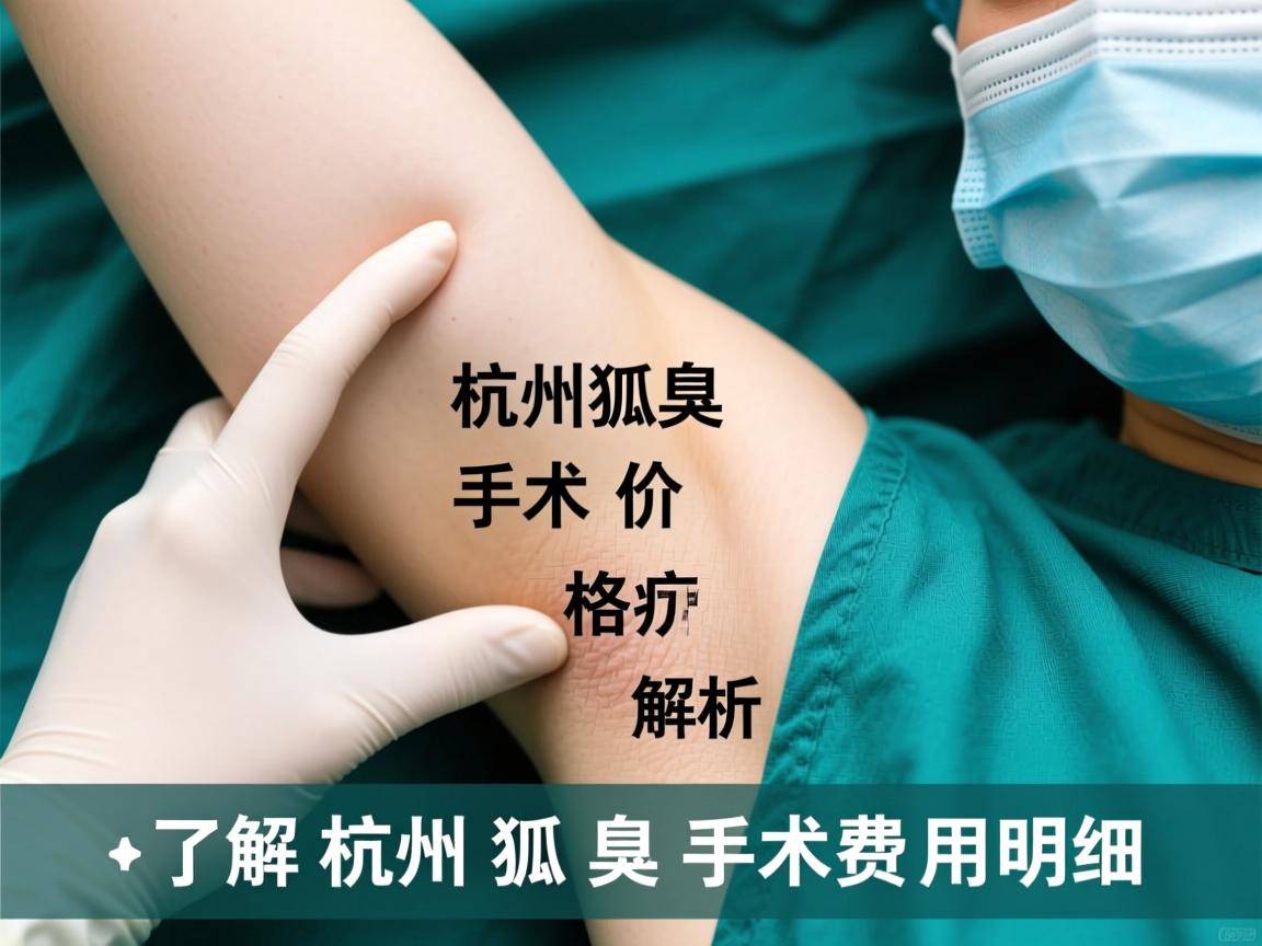杭州狐臭手术价格解析,了解杭州狐臭手术费用明细 杭州狐臭手术价格解析,了解杭州狐臭手术费用明细