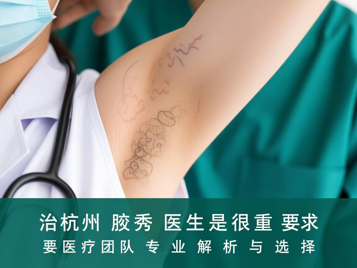 腋臭治疗选对医生很重要，杭州腋秀医生团队的专业解析与选择