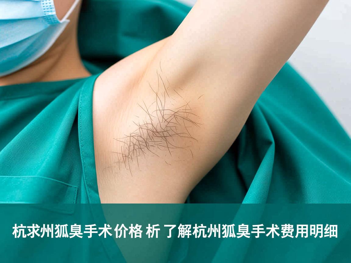 杭州狐臭手术价格解析，了解杭州狐臭手术费用明细