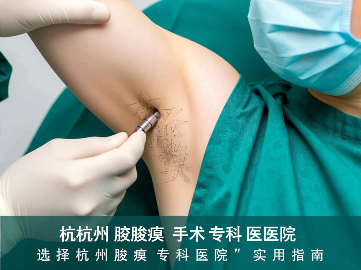 杭州腋臭手术专科医院，选择杭州腋臭专科医院的实用指南