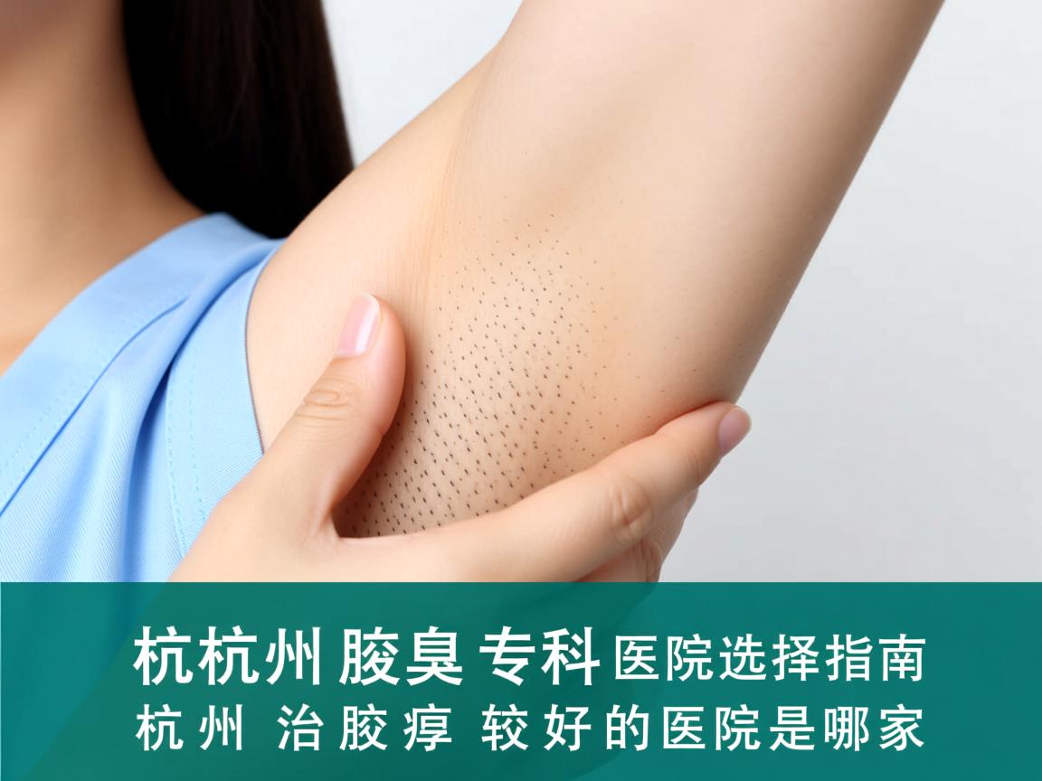 杭州腋臭专科医院选择指南，杭州治腋臭较好的医院是哪家
