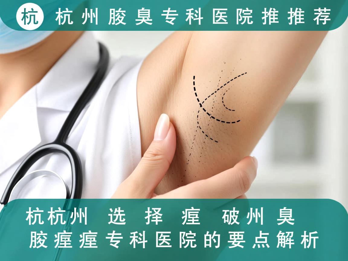 杭州腋臭专科医院推荐,选择杭州腋臭专科医院的要点解析 杭州腋臭专科医院推荐,选择杭州腋臭专科医院的要点解析