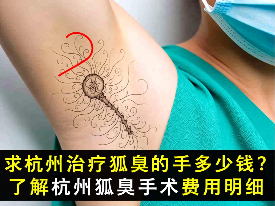 杭州治疗狐臭的手术多少钱？了解杭州狐臭手术费用明细