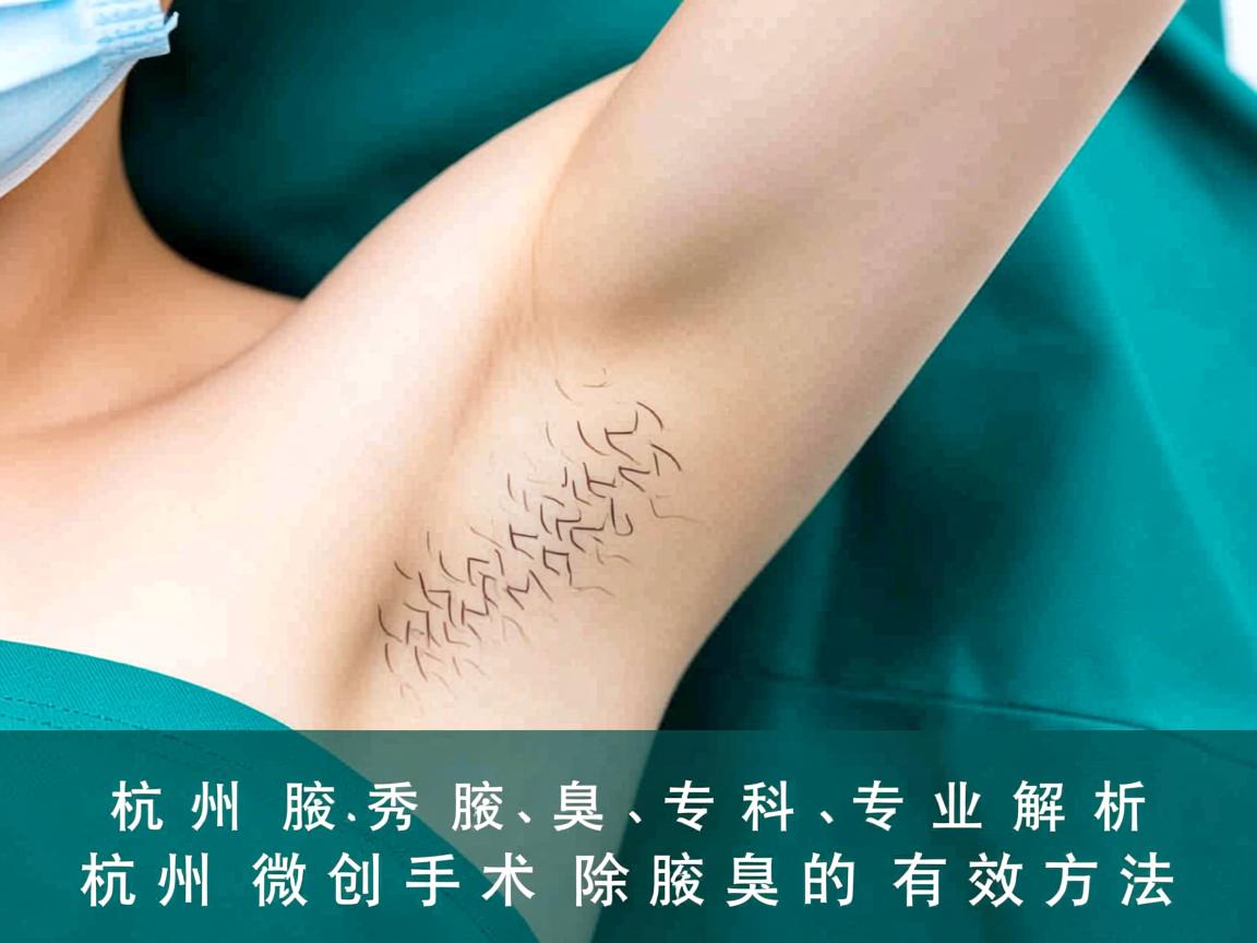 杭州腋秀腋臭专科，专业解析杭州微创手术除腋臭的有效方法