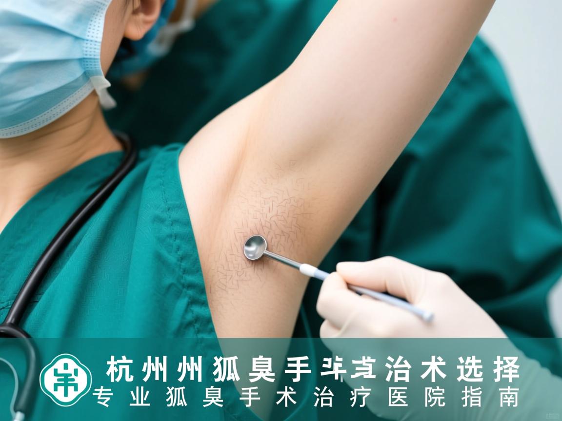 杭州狐臭手术治疗选择，专业狐臭手术治疗医院指南