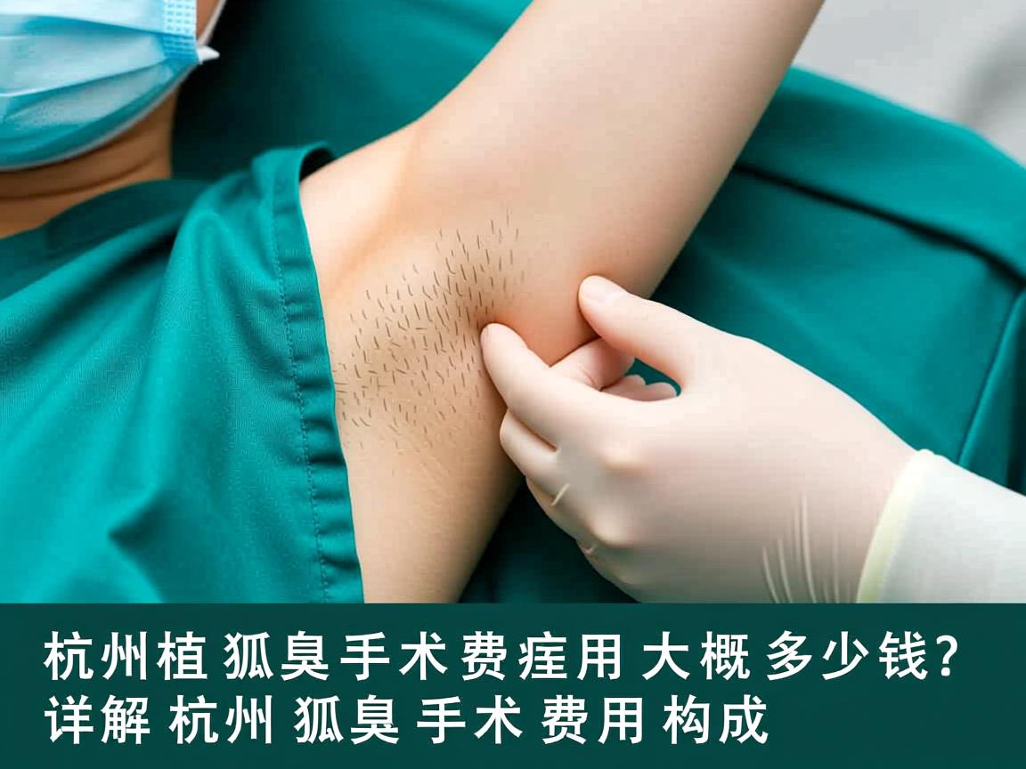 杭州狐臭手术费用大概多少钱？详解杭州狐臭手术费用构成