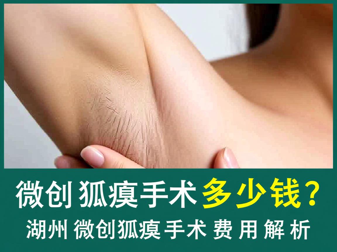 在湖州做微创狐臭手术多少钱？湖州微创狐臭手术费用解析