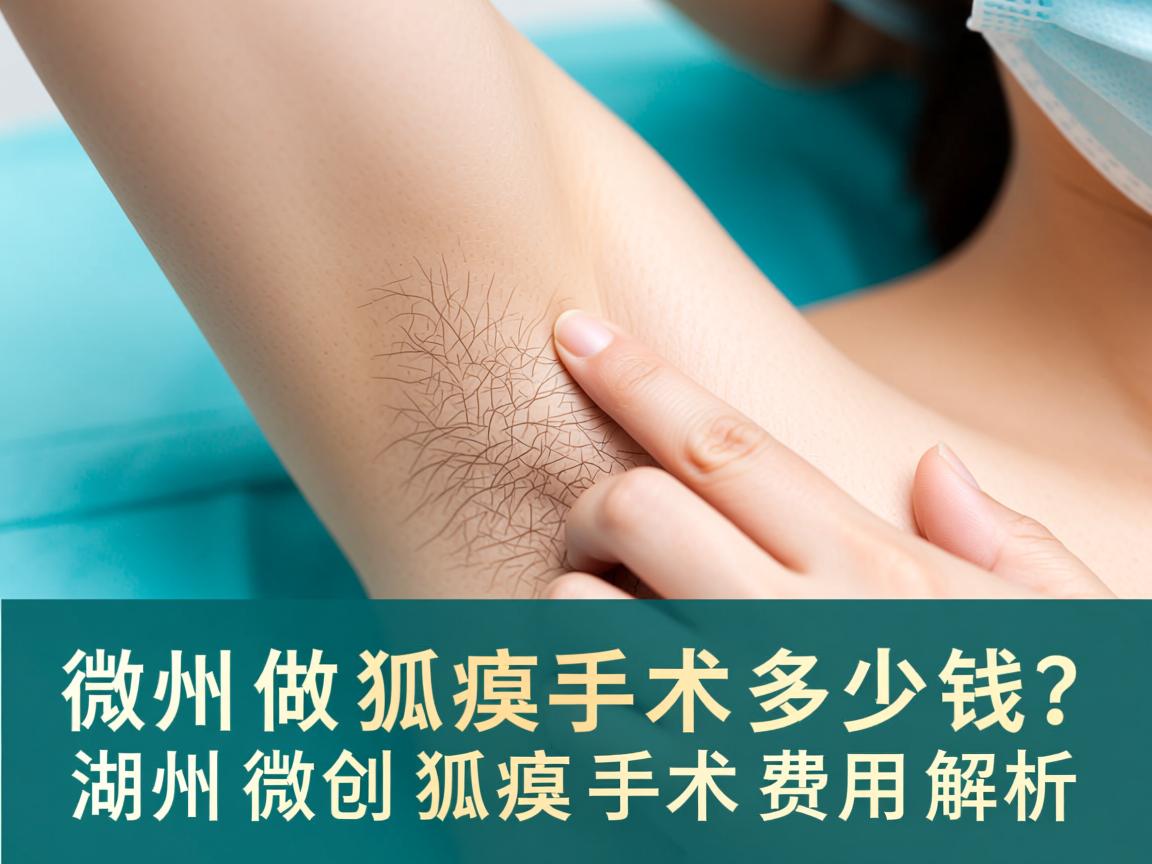 在湖州做微创狐臭手术多少钱？湖州微创狐臭手术费用解析