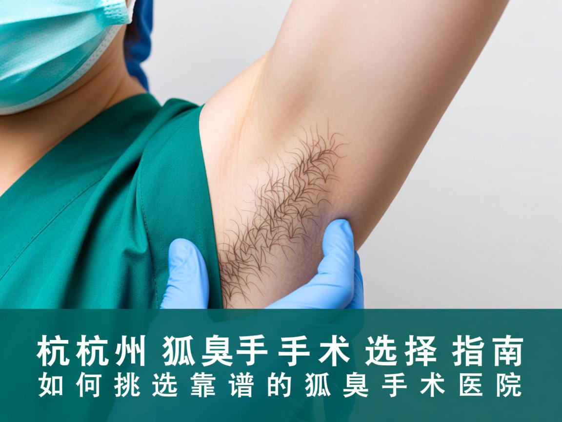 杭州狐臭手术选择指南,如何挑选靠谱的狐臭手术医院 杭州狐臭手术选择指南,如何挑选靠谱的狐臭手术医院