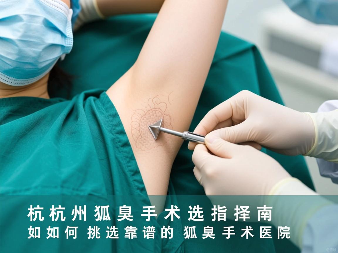 杭州狐臭手术选择指南,如何挑选靠谱的狐臭手术医院 杭州狐臭手术选择指南,如何挑选靠谱的狐臭手术医院