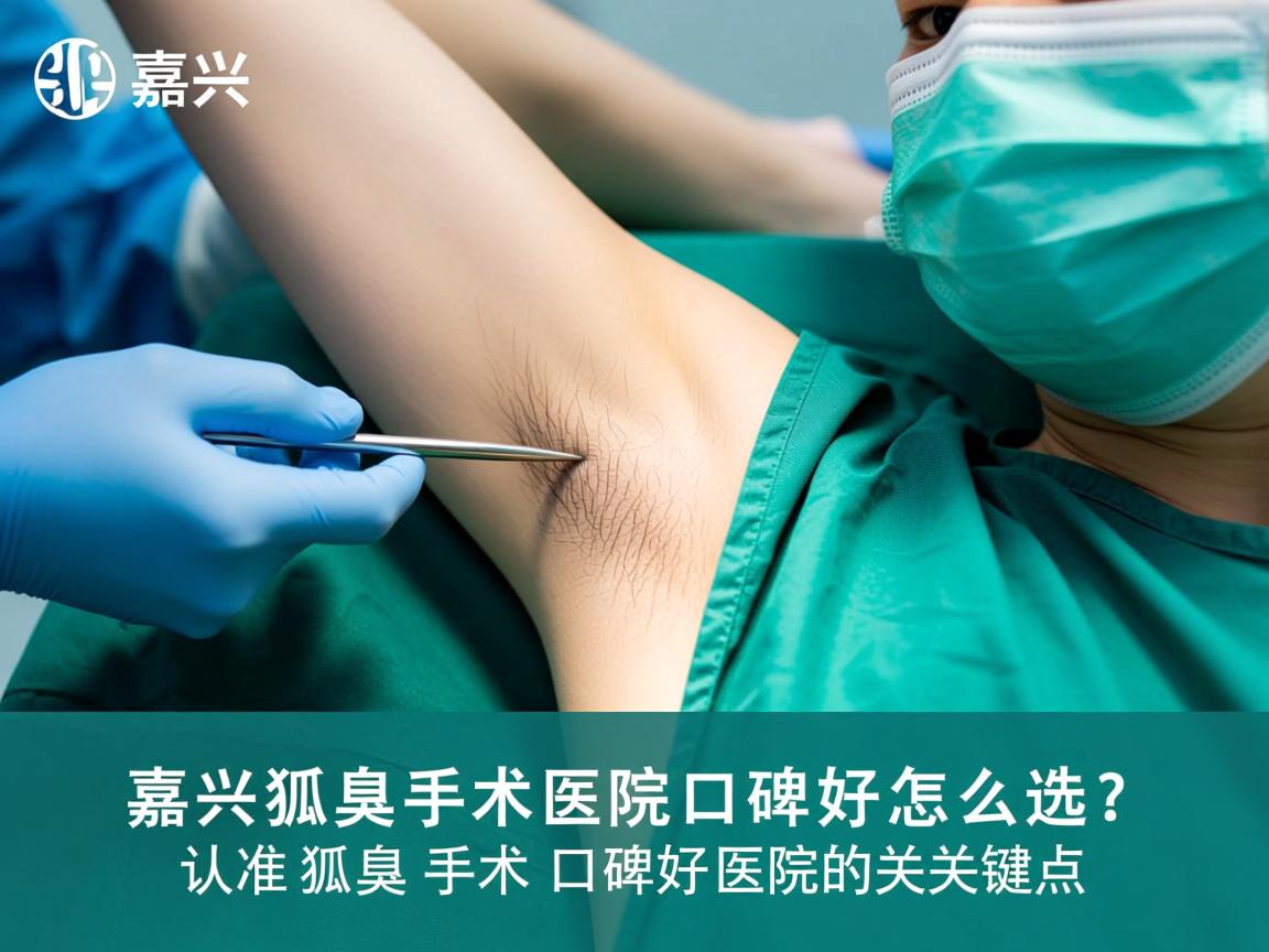 嘉兴狐臭手术医院口碑好怎么选？认准狐臭手术口碑好医院的关键点