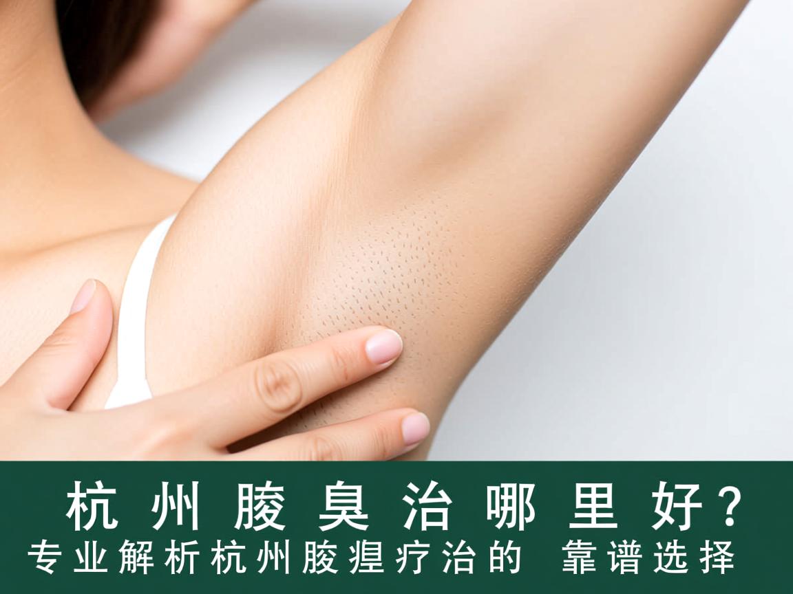 杭州腋臭治疗哪里好？专业解析杭州腋臭治疗的靠谱选择