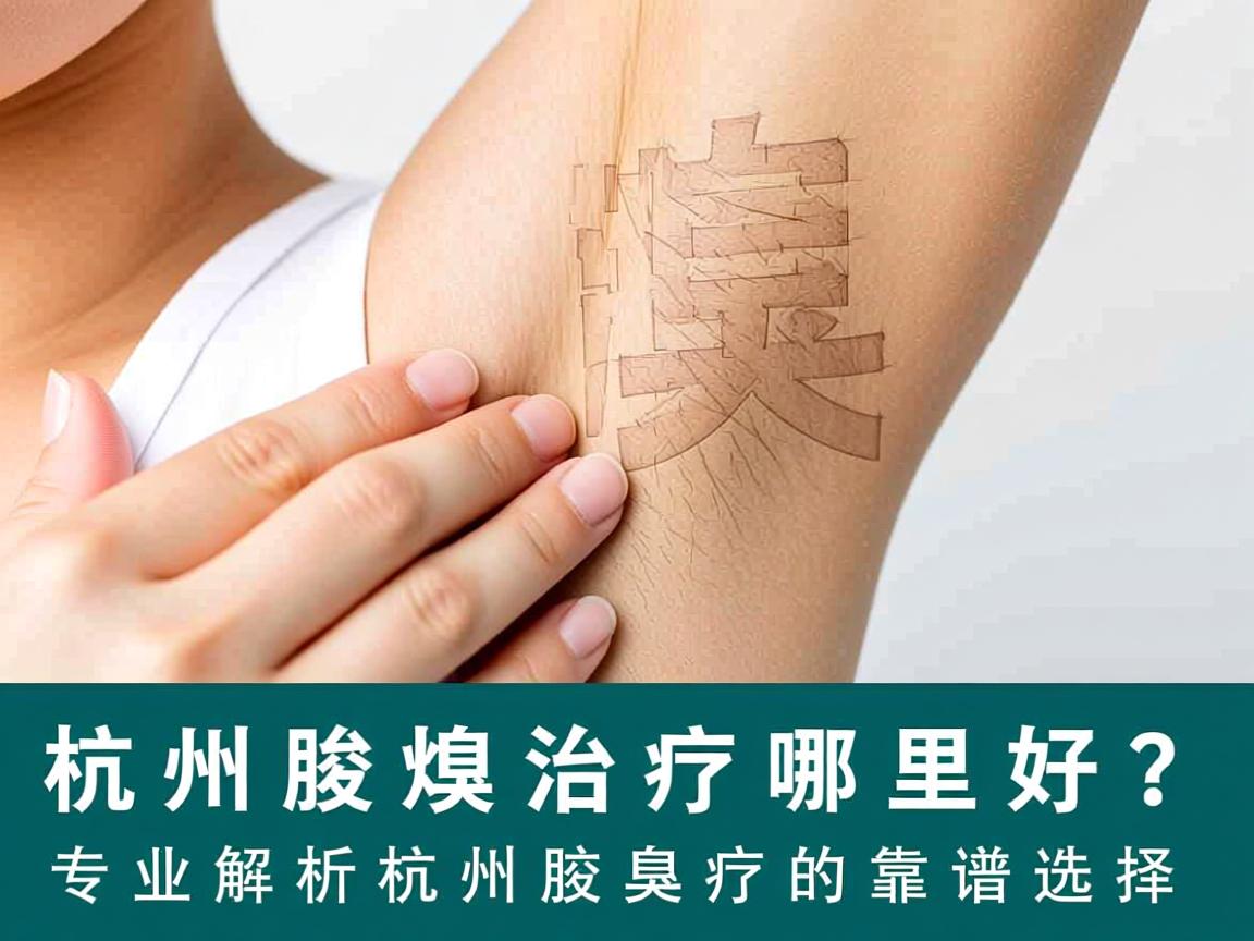 杭州腋臭治疗哪里好？专业解析杭州腋臭治疗的靠谱选择