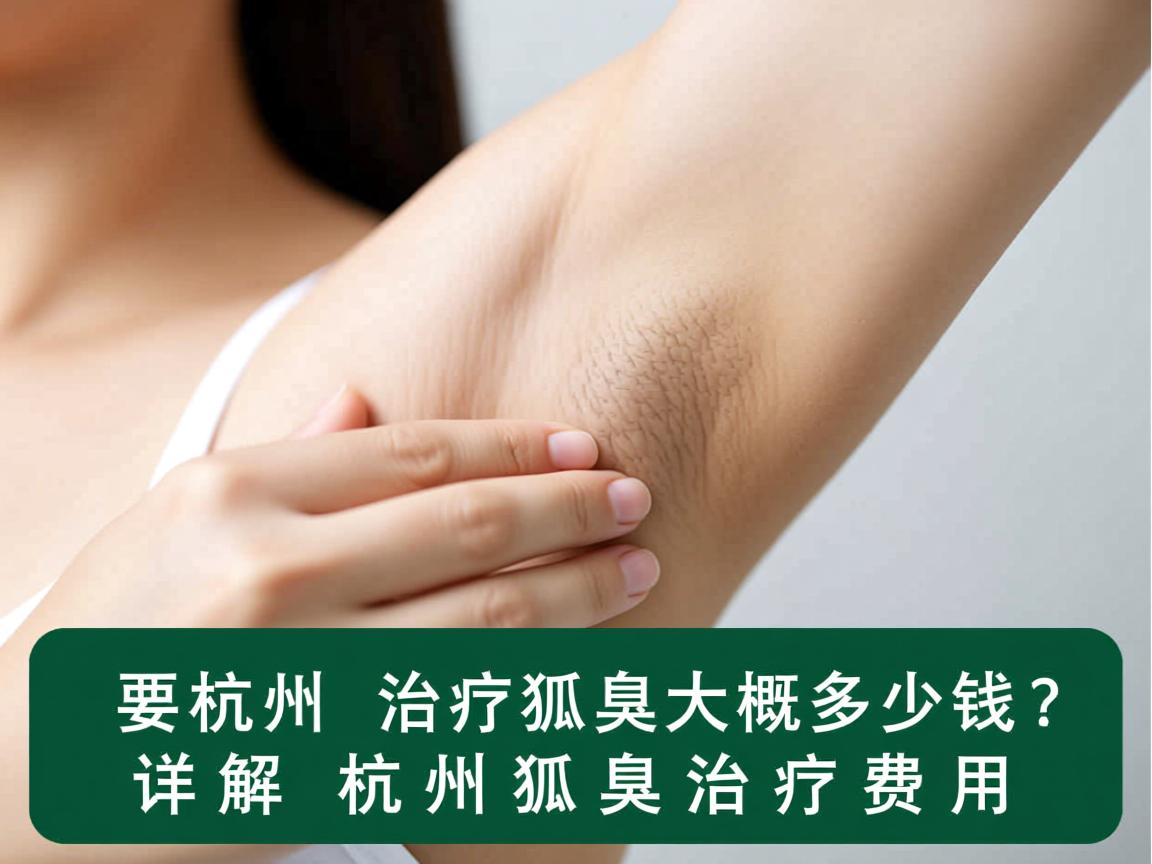 杭州治疗狐臭大概多少钱？详解杭州狐臭治疗费用