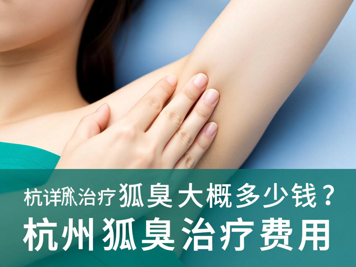 杭州治疗狐臭大概多少钱？详解杭州狐臭治疗费用