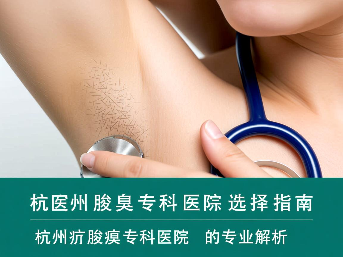 杭州腋臭专科医院选择指南，杭州腋臭专科医院的专业解析