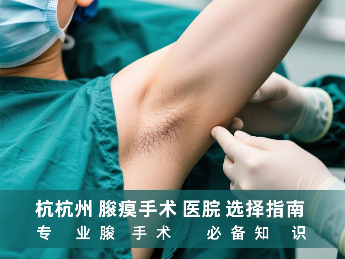 杭州腋臭手术医院选择指南,专业腋臭手术的必备知识 杭州腋臭手术医院选择指南,专业腋臭手术的必备知识
