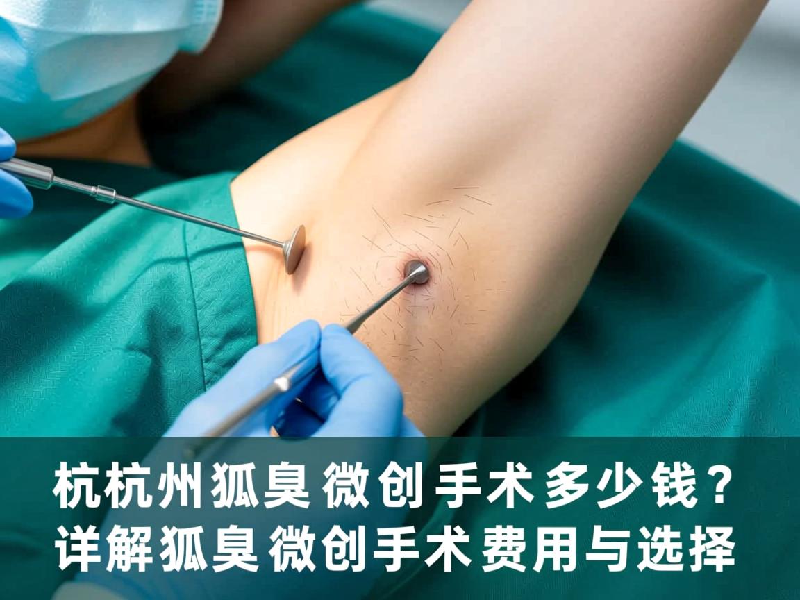 杭州狐臭微创手术多少钱?详解狐臭微创手术费用与选择 杭州狐臭微创手术多少钱?详解狐臭微创手术费用与选择