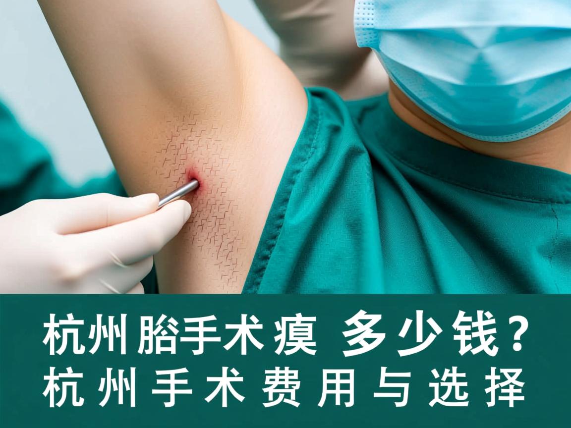 杭州腋臭手术多少钱?详解杭州腋臭手术费用与选择 杭州腋臭手术多少钱?详解杭州腋臭手术费用与选择