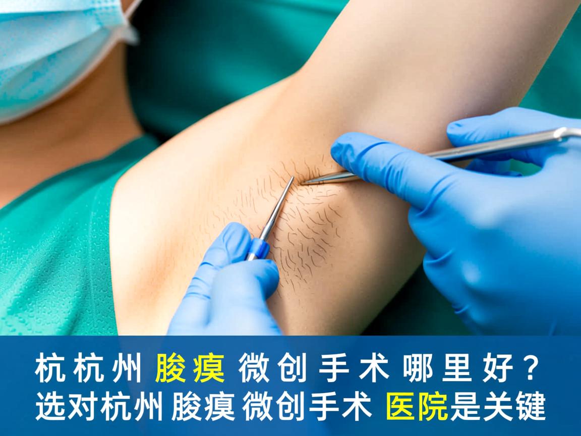 杭州腋臭微创手术哪里好？选对杭州腋臭微创手术医院是关键