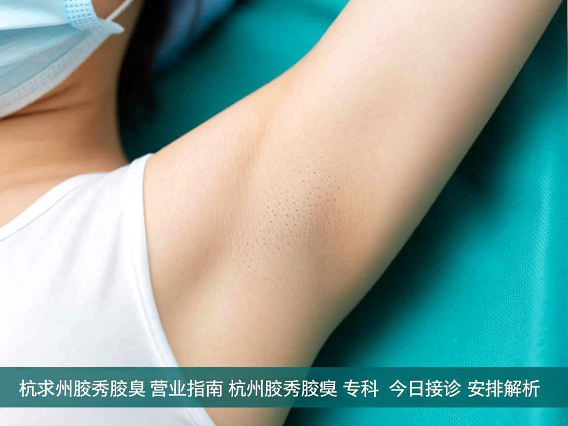 杭州腋秀腋臭营业指南,杭州腋秀腋臭专科今日接诊安排解析 杭州腋秀腋臭营业指南,杭州腋秀腋臭专科今日接诊安排解析