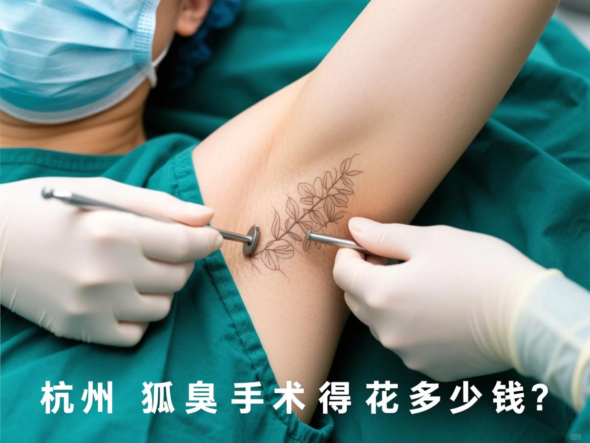 杭州狐臭手术得花多少钱？详解杭州狐臭手术费用构成
