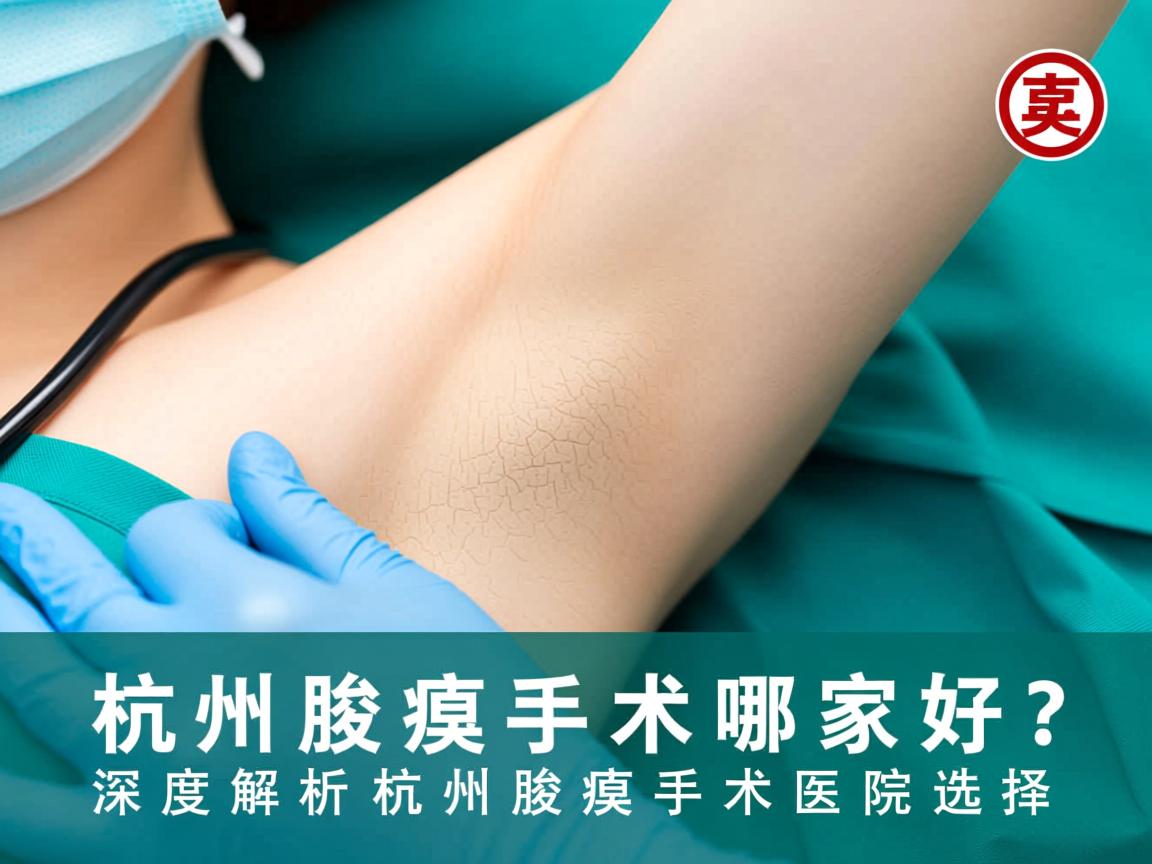 杭州腋臭手术哪家好？深度解析杭州腋臭手术医院选择