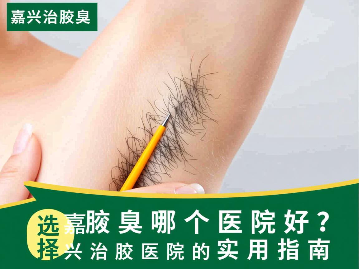 嘉兴治腋臭哪个医院好？选择嘉兴治腋臭医院的实用指南