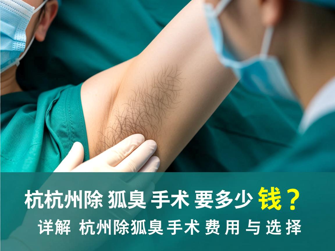 杭州除狐臭手术要多少钱?详解杭州除狐臭手术费用与选择 杭州除狐臭手术要多少钱?详解杭州除狐臭手术费用与选择