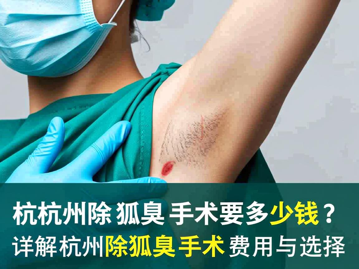 杭州除狐臭手术要多少钱?详解杭州除狐臭手术费用与选择 杭州除狐臭手术要多少钱?详解杭州除狐臭手术费用与选择