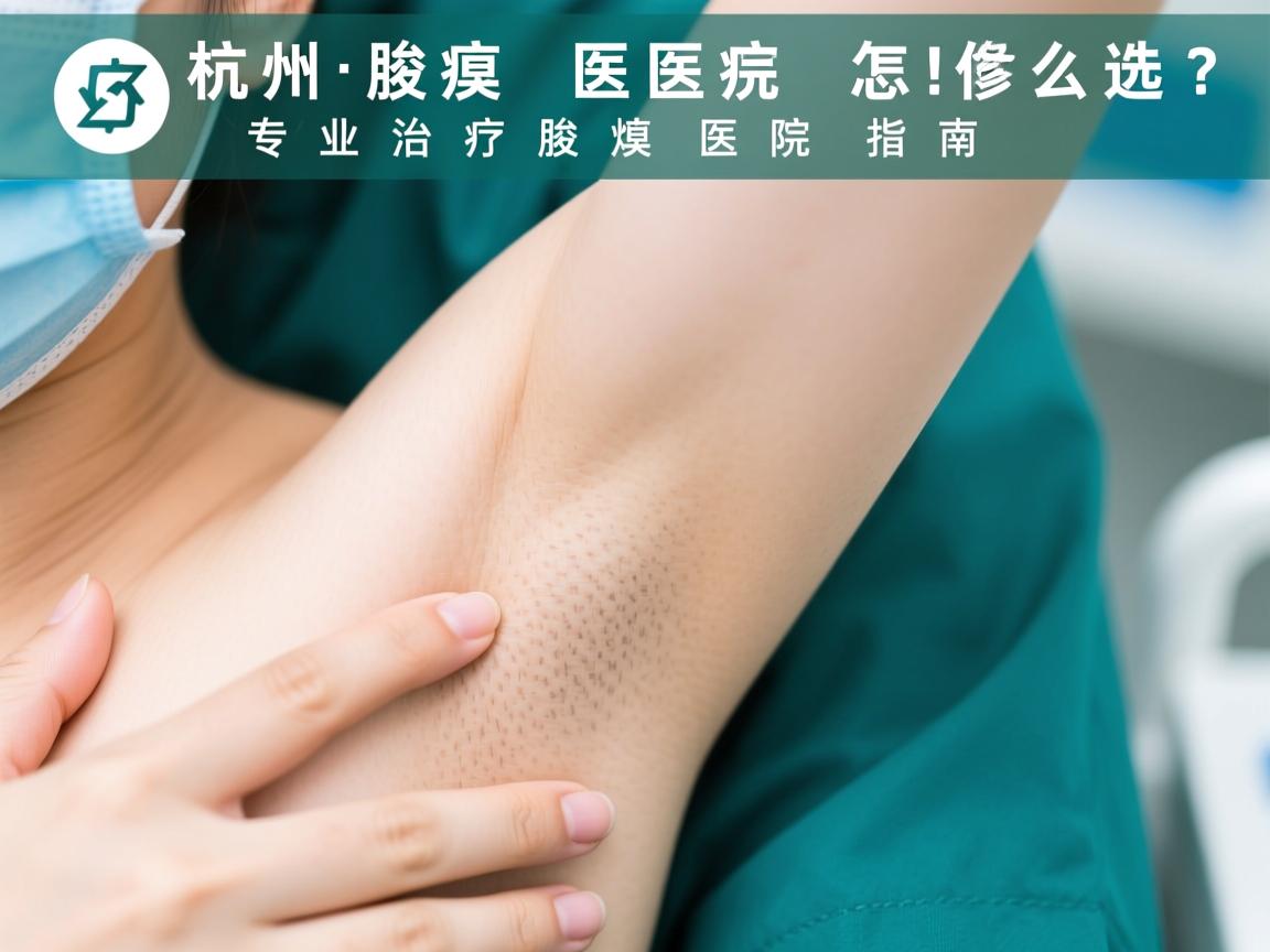 杭州腋臭医院怎么选？专业治疗腋臭的医院指南