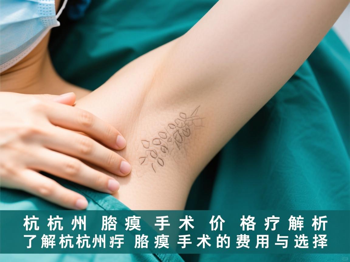 杭州腋臭手术价格解析，了解杭州腋臭手术的费用与选择