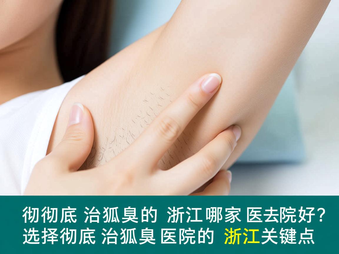 彻底治狐臭的浙江哪家医院好？选择彻底治狐臭医院的浙江关键点
