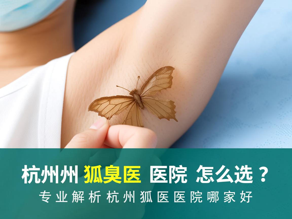 杭州狐臭医院怎么选？专业解析杭州狐臭医院哪家好