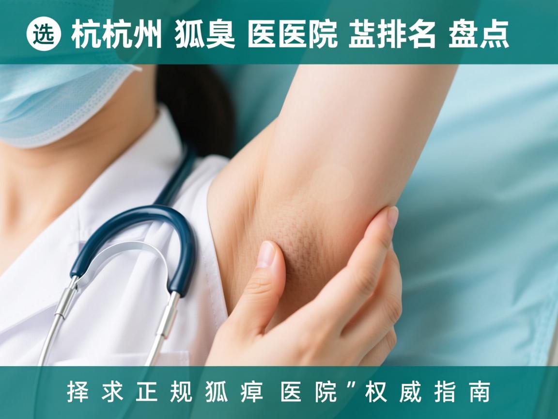 杭州狐臭医院排名盘点,选择正规狐臭医院的权威指南 杭州狐臭医院排名盘点,选择正规狐臭医院的权威指南
