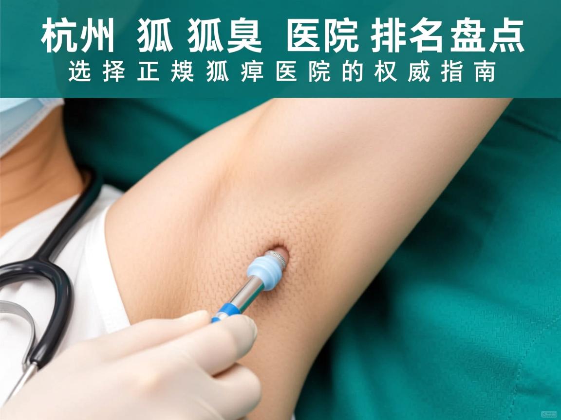 杭州狐臭医院排名盘点,选择正规狐臭医院的权威指南 杭州狐臭医院排名盘点,选择正规狐臭医院的权威指南