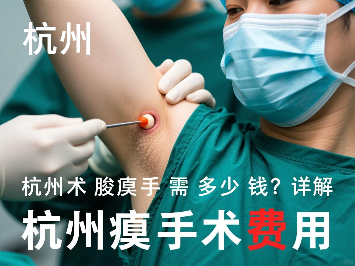 杭州腋臭手术需多少钱？详解杭州腋臭手术费用