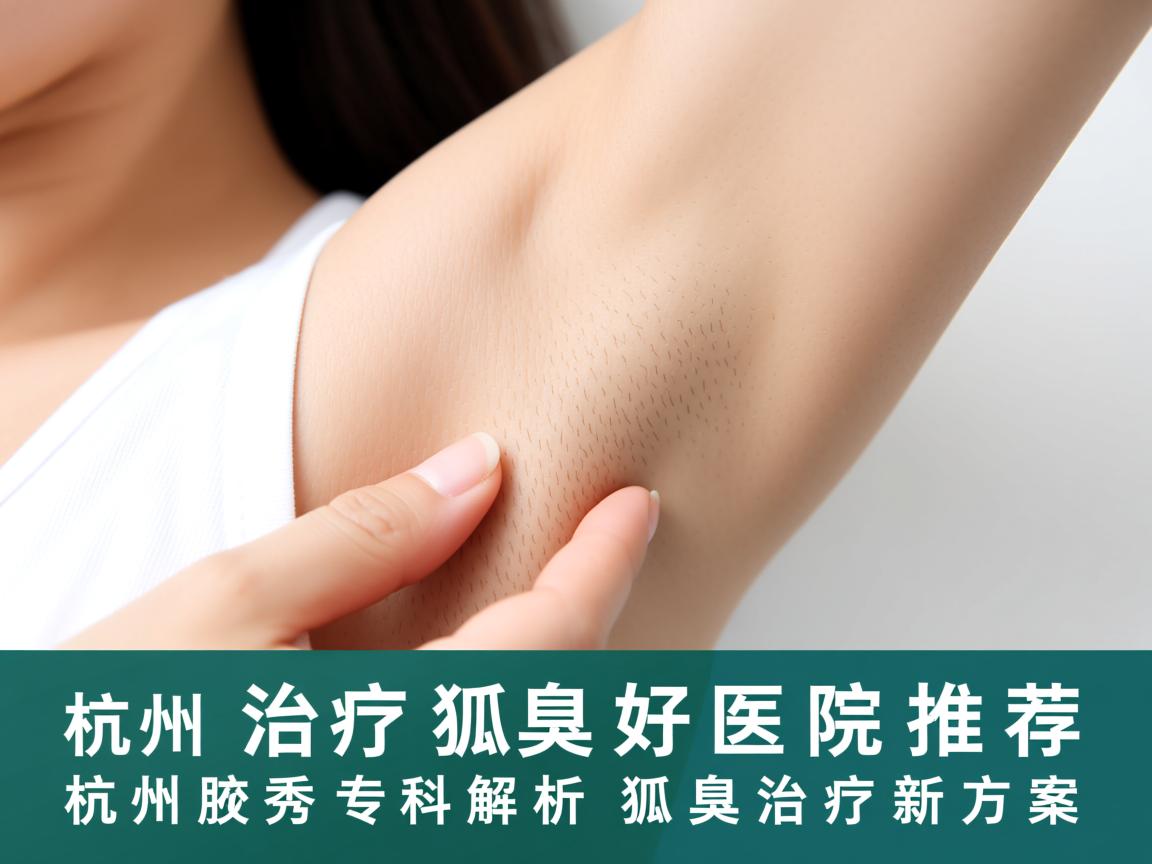 杭州治疗狐臭好医院推荐，杭州腋秀专科解析狐臭治疗新方案