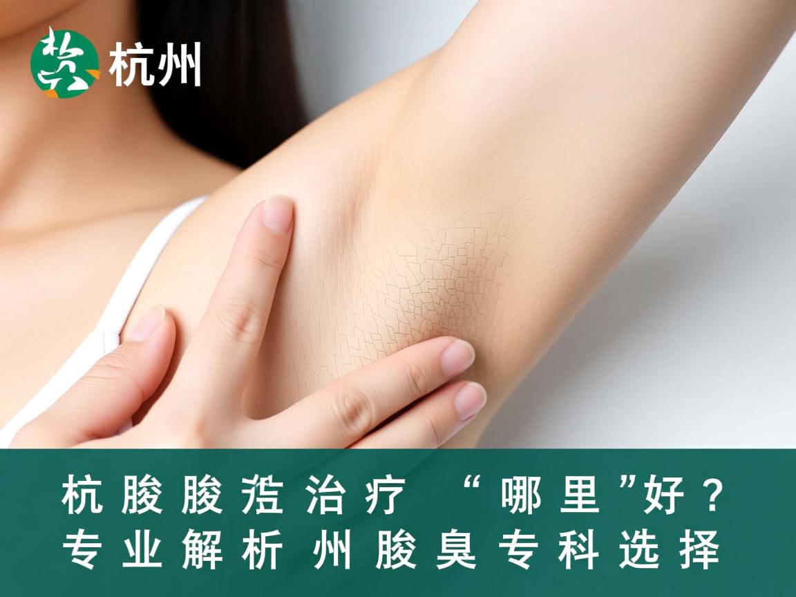 杭州腋臭治疗哪里好？专业解析杭州腋臭专科选择