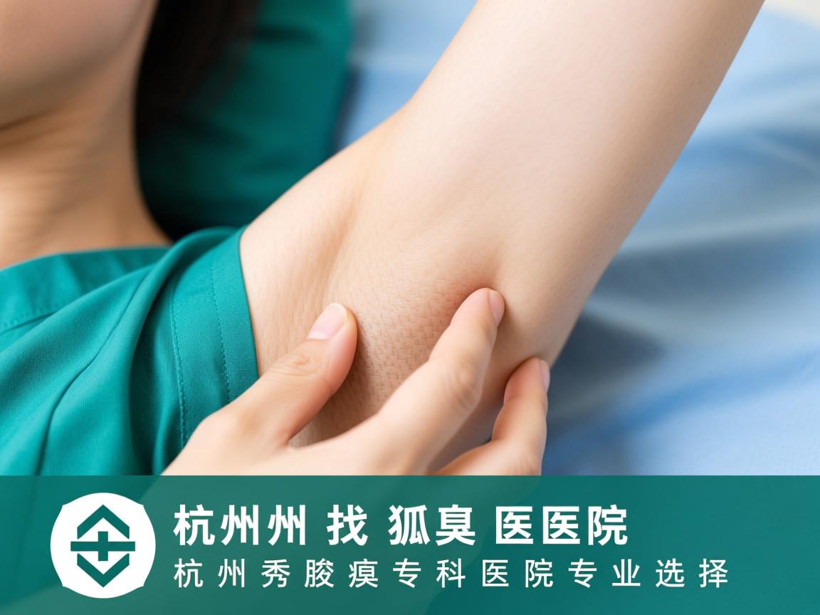在杭州找狐臭医院，杭州腋秀腋臭专科医院的专业选择