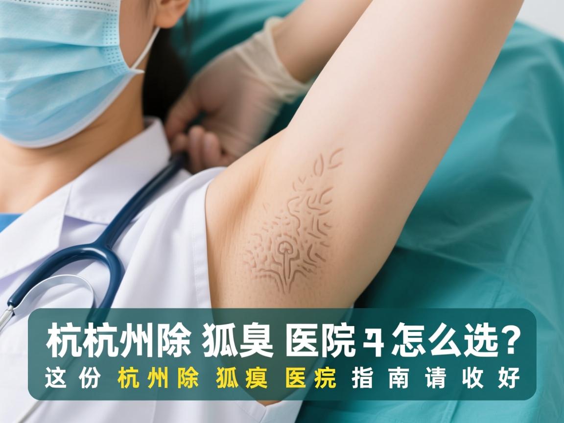 杭州除狐臭医院怎么选？这份杭州除狐臭医院指南请收好