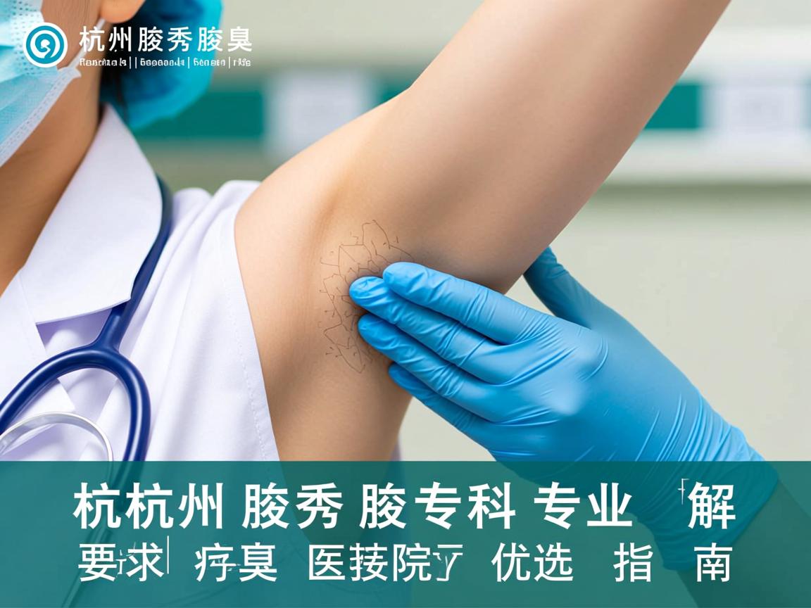 杭州腋秀腋臭专科，专业解析杭州腋臭医院的优选指南