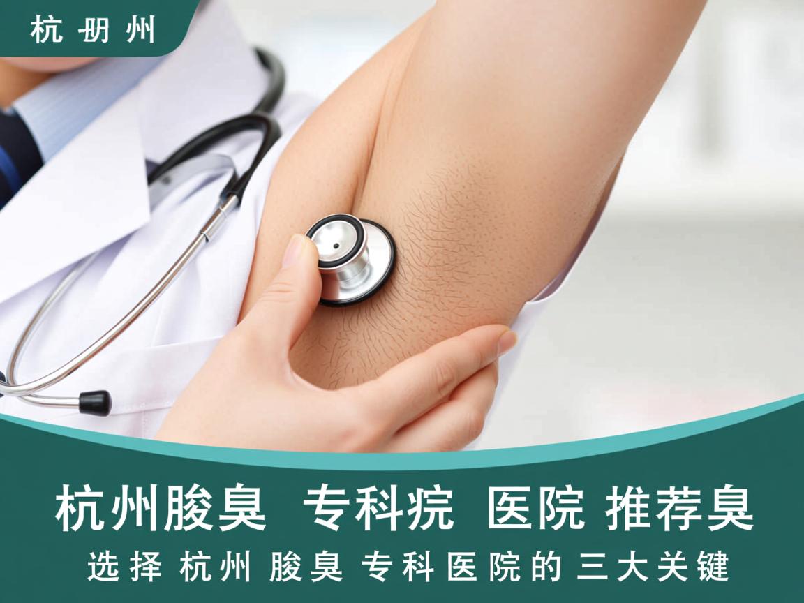 杭州腋臭专科医院推荐,选择杭州腋臭专科医院的三大关键 杭州腋臭专科医院推荐,选择杭州腋臭专科医院的三大关键